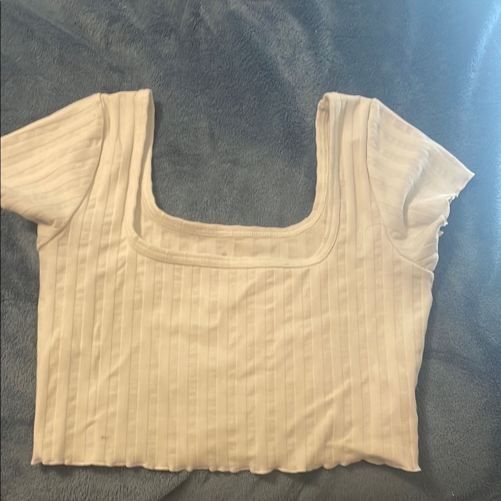 Aerie Cream Square Neck